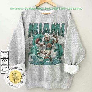 Miami Football Skeleton Dolphins Football sweatshirt shirt Heavy Blend
